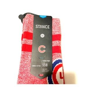 Men’s Stance Cubs socks, crew size large (9-12)